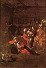 Caravaggio Canvas Paintings - Adoration of the Shepherds